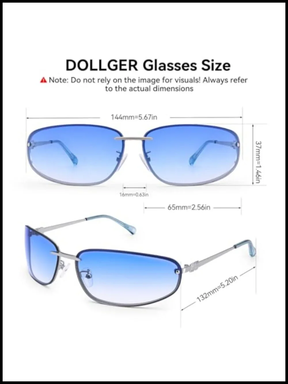 Y2K Metal Wrap Around Sunglasses UV400 Oval Retro Shades